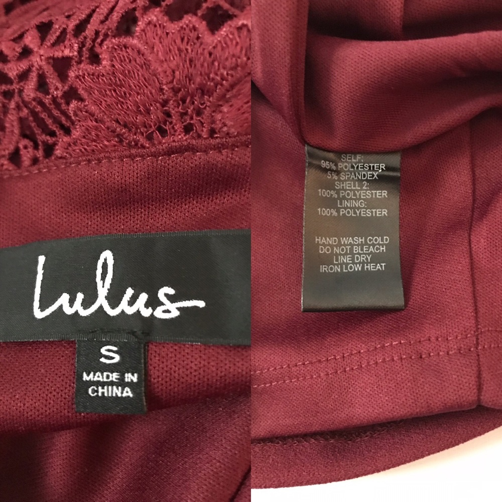 Lulus Burgundy Size Small Sleeveless Dress - Picture 5 of 6